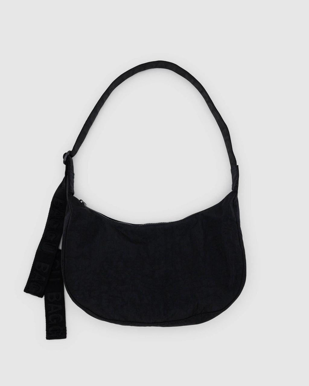 Chic & Practical Medium Nylon Crescent Bag - Your Everyday Essential
